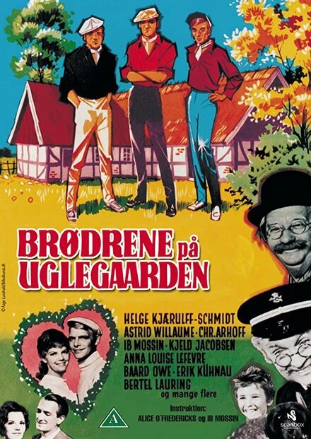 Постер Brødrene på Uglegaarden