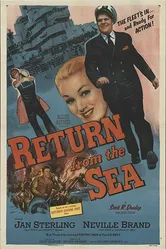 Возвращение с моря 1954 постер