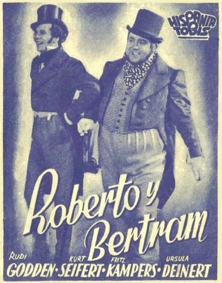 Постер Роберт и Бертрам 1939