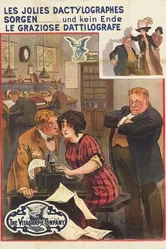 Эти несносные стенографистки 1913 постер