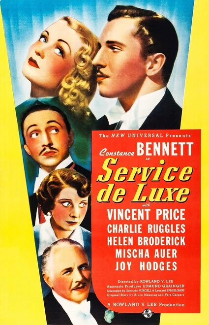 Постер Сервис класса люкс 1938