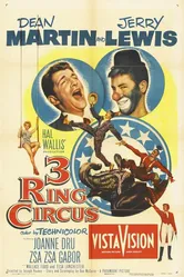 Цирк с тремя аренами 1954 постер