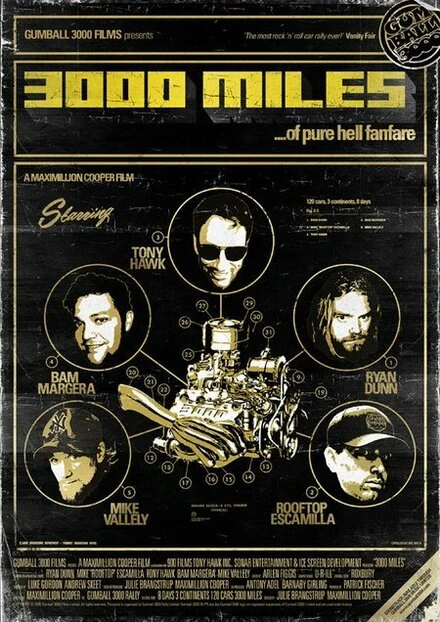 Постер 3000 миль 2007