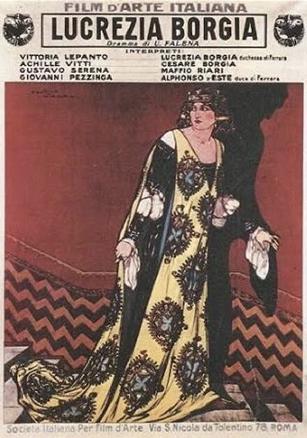 Постер Лукреция Борджиа 1910