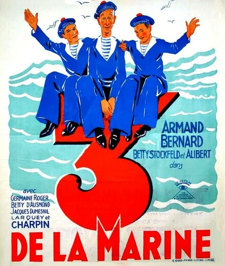 Постер Три моряка 1934