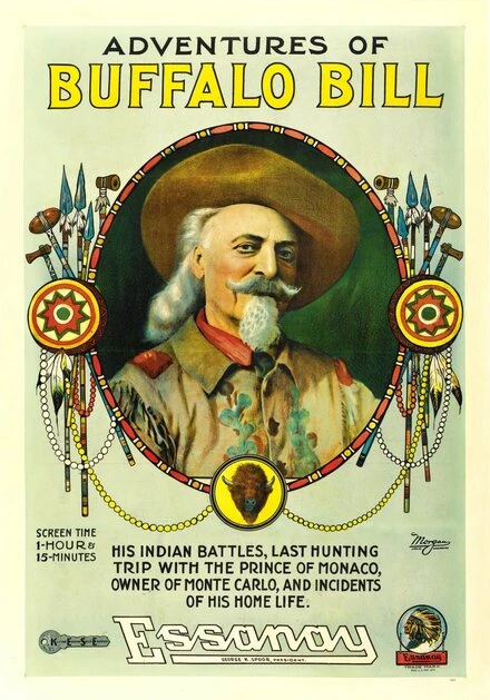Постер The Adventures of Buffalo Bill 1917