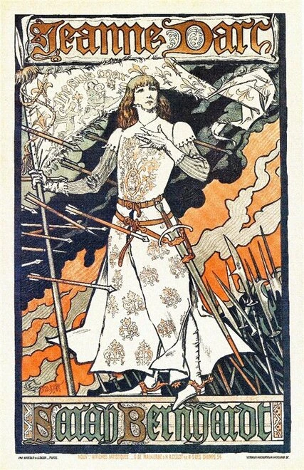 Постер Жанна Д'Арк 1900