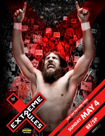 Постер WWE Экстремальные правила 2014