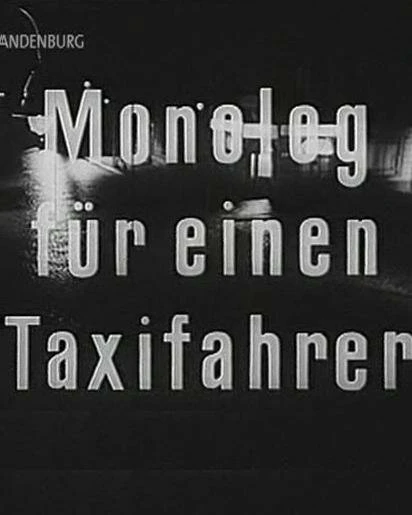 Постер Monolog für einen Taxifahrer