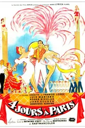 Четыре дня в Париже 1955 постер