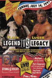 WCW Мощный американский удар 1991 постер
