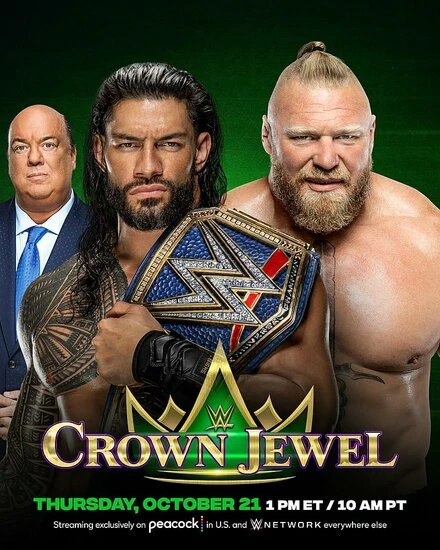 Постер WWE Crown Jewel 2021
