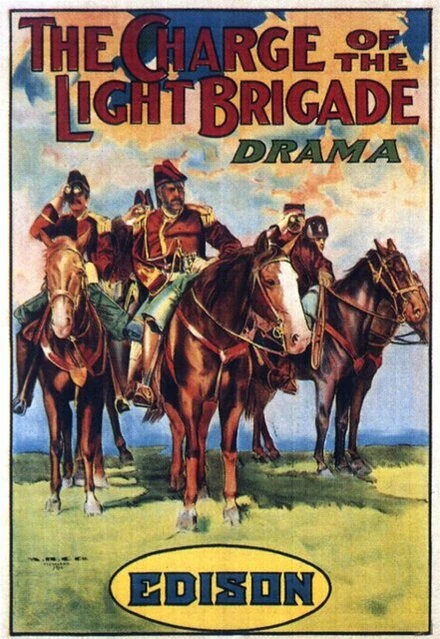 Постер Атака легкой кавалерии 1912, США