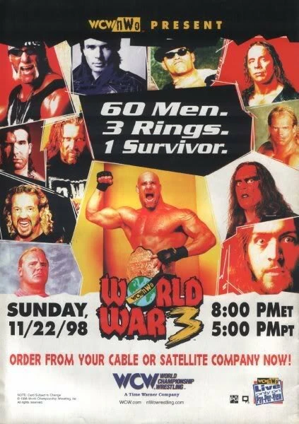 Постер WCW Третья мировая война 1998