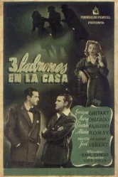 Tres ladrones en la casa постер