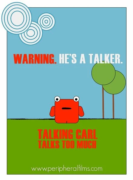 Постер Talking Carl Talks Too Much