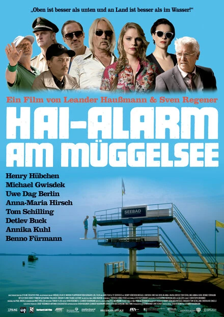 Постер Нападение акул на озере Мюггельзе 2013