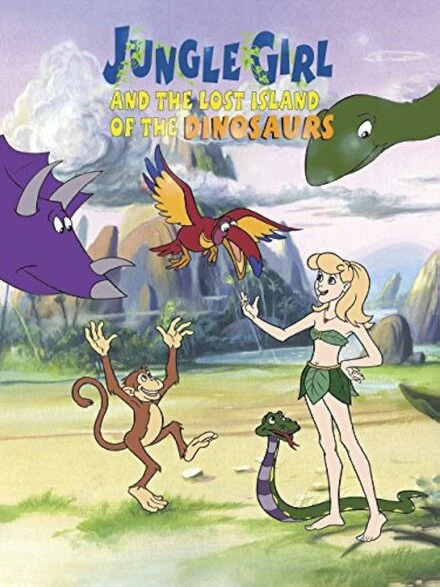 Постер Jungle Girl & the Lost Island of the Dinosaurs