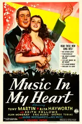 Музыка в сердце моем 1940 постер