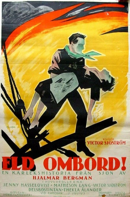 Постер Огонь на борту 1923