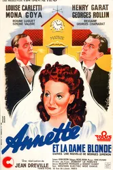 Annette et la dame blonde постер
