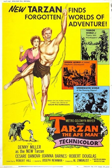 Постер Тарзан, человек-обезьяна 1959