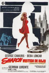 Шарон, одетая в красное 1969 постер