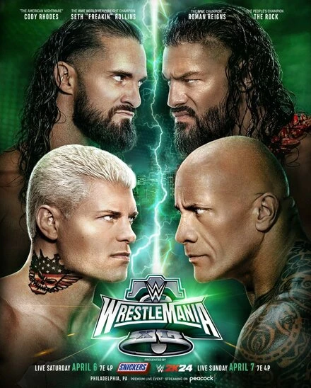 Постер WrestleMania XL