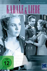 Коварство и любовь 1959, Германия (ГДР) постер