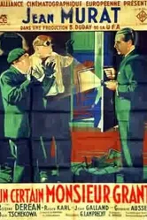 Некий господин Гран 1933, Германия постер