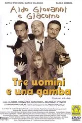Трое мужчин и нога 1997 постер