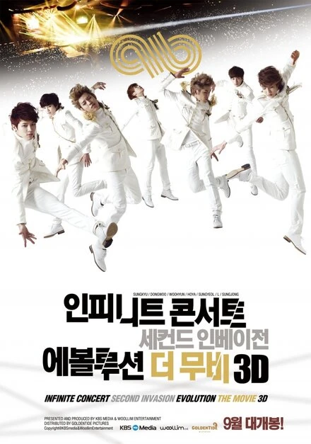 Постер INFINITE Concert Second Invasion Evolution The Movie 3D 2012
