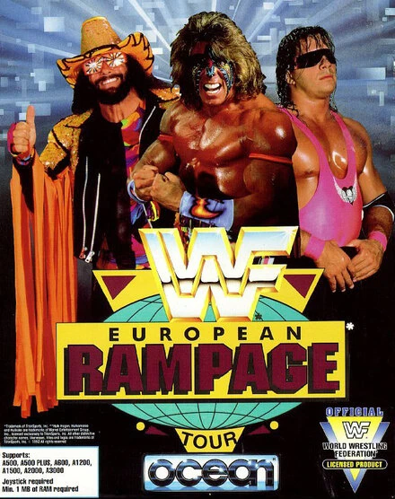 Постер WWF Европейский погром 1992