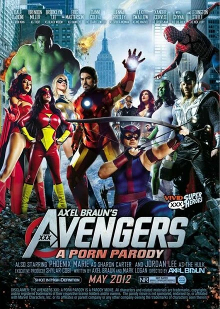 Постер Мстители: Пародия для взрослых 2012