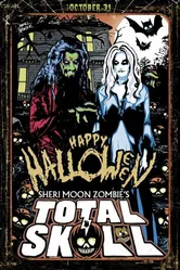 Total Skull Halloween постер