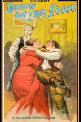 Внизу на ферме 1920 постер