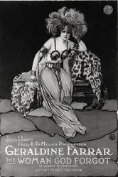 Женщина, забывшая бога 1917 постер
