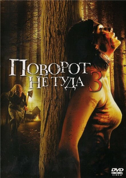 Постер Поворот не туда 3 2009
