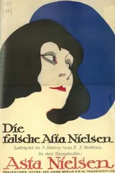 Фальшивая Аста Нильсен 1915 постер