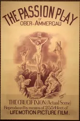 Игра страсти Обераммергау 1898 постер