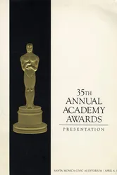 35-я церемония вручения премии «Оскар» 1963 постер