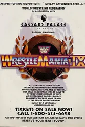 WWF РестлМания 9 1993 постер