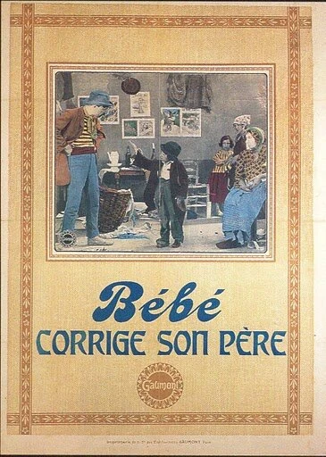 Постер Bébé corrige son père