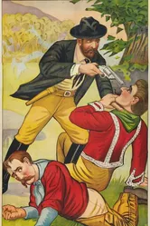 Jesse James as the Outlaw постер
