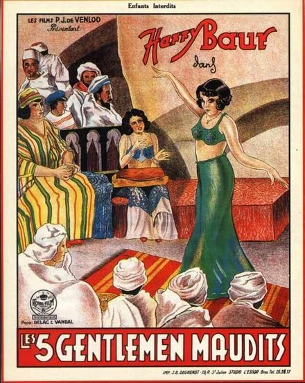 Постер Пять проклятых джентльменов 1931