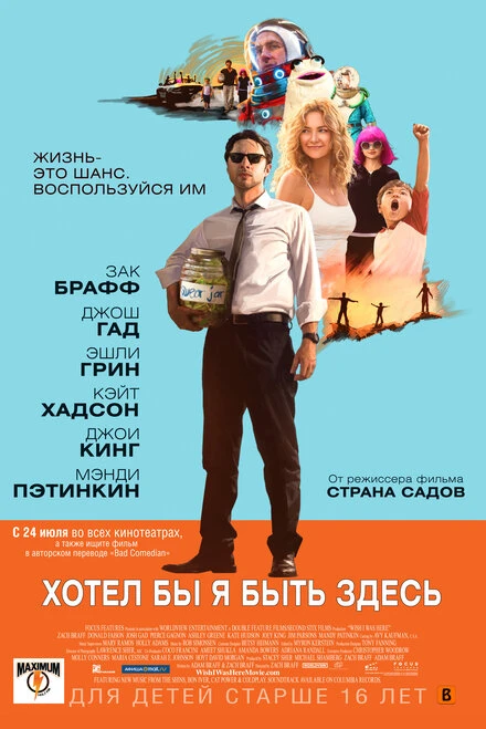 Постер Хотел бы я быть здесь 2014