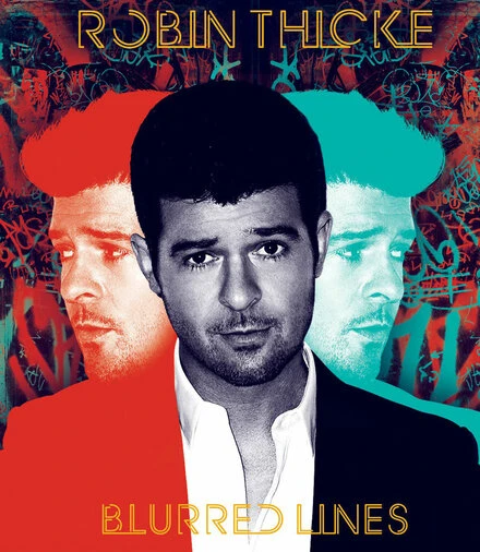 Постер Robin Thicke, feat. T.I. & Pharrell: Blurred Lines