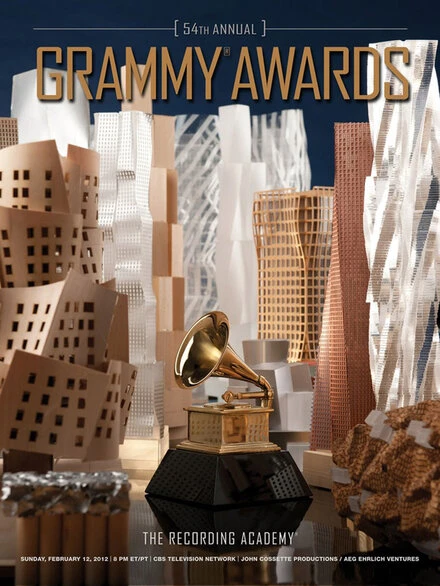 Постер 54-я церемония вручения премии «Грэмми» 2012