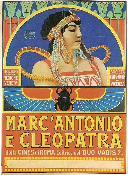 Постер Марк Антоний и Клеопатра 1913