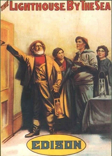 Постер The Lighthouse by the Sea 1911
